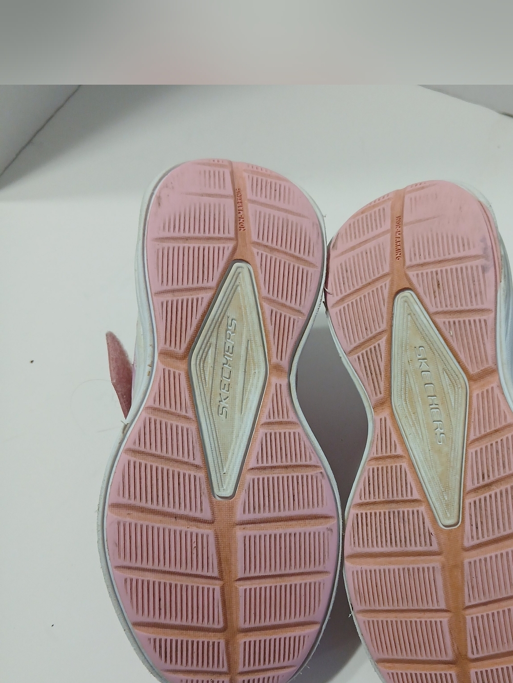 Skechers Kids Pink & Lavender Mesh Sneakers - Picture 7 of 8